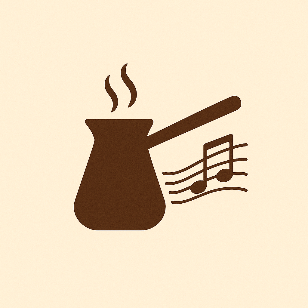 قهوه ترک با موسیقی قدیمی و کلاسیک